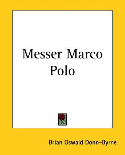 Cover image for Messer Marco Polo