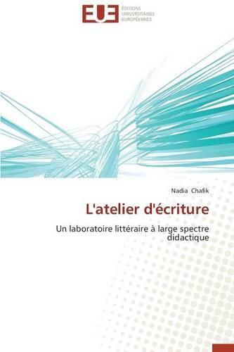 Cover image for L'Atelier d' criture