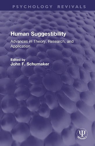 Cover image for Human Suggestibility