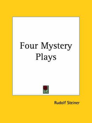 Cover image for Four Mystery Plays (1920)