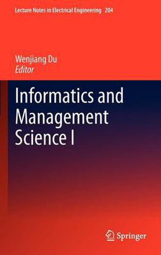 Cover image for Informatics and Management Science I