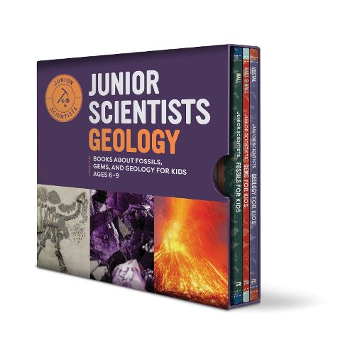 Cover image for Junior Scientists Geology Box Set: Books about Fossils, Gems, and Geology for Kids Ages 6-9