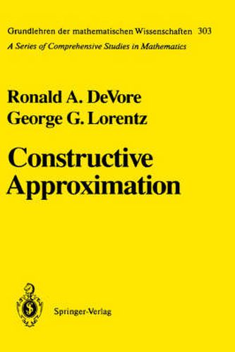 Cover image for Constructive Approximation