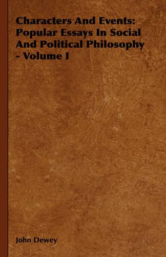 Cover image for Characters and Events