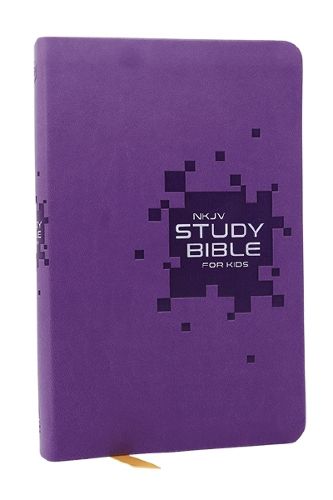 Cover image for NKJV Study Bible for Kids, Purple Leathersoft: The Premier Study Bible for Kids