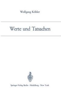 Cover image for Werte Und Tatsachen