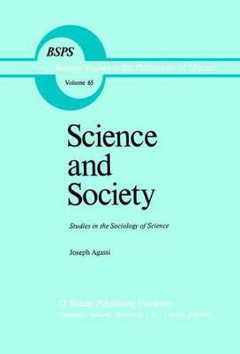 Science and Society: Studies in the Sociology of Science