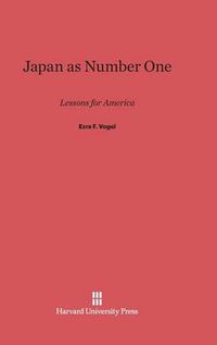 Cover image for Japan as Number One