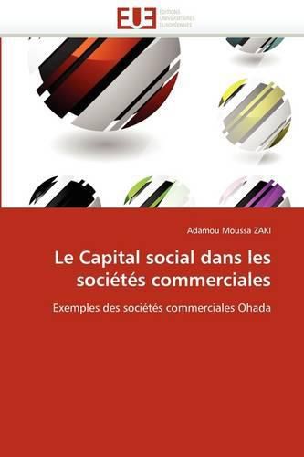 Cover image for Le Capital Social Dans Les Soci T S Commerciales