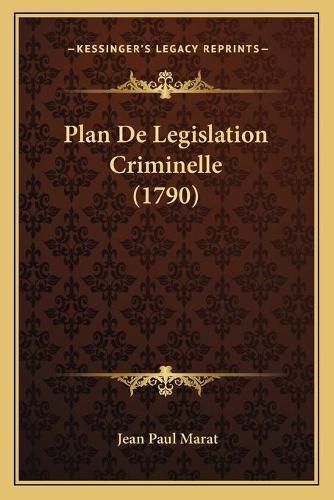 Plan de Legislation Criminelle (1790)