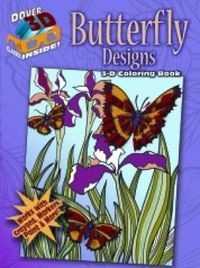 Cover image for 3-D Coloring Book - Butterfly Designs