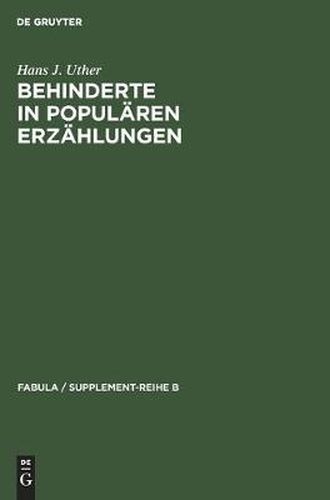Cover image for Behinderte in popularen Erzahlungen