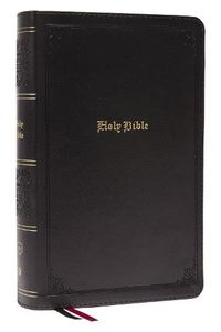 Cover image for KJV, Personal Size Large Print Single-Column Reference Bible, Leathersoft, Black, Red Letter, Comfort Print: Holy Bible, King James Version