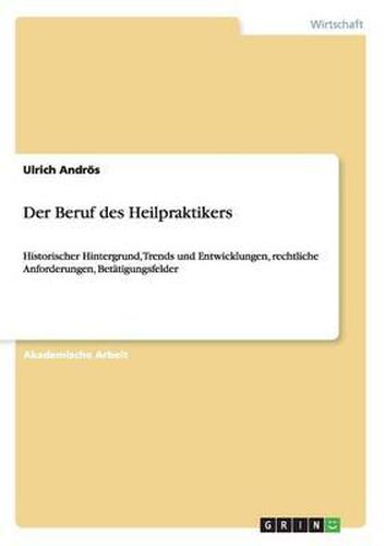 Cover image for Der Beruf Des Heilpraktikers