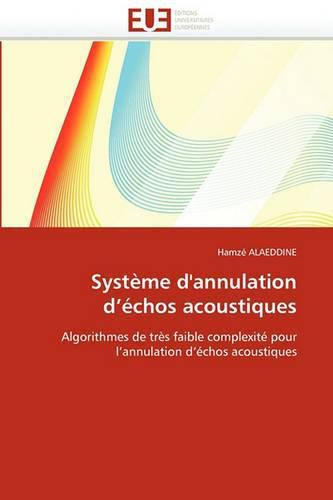 Cover image for Systeme D'Annulation D'Echos Acoustiques