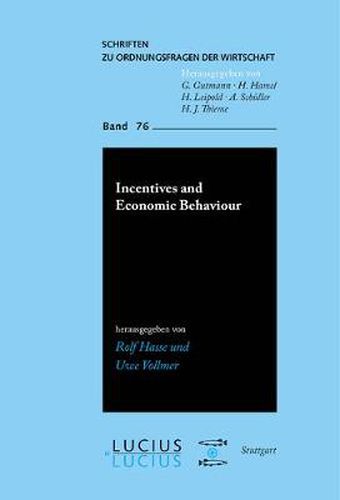 Cover image for Incentives and Economic Behaviour