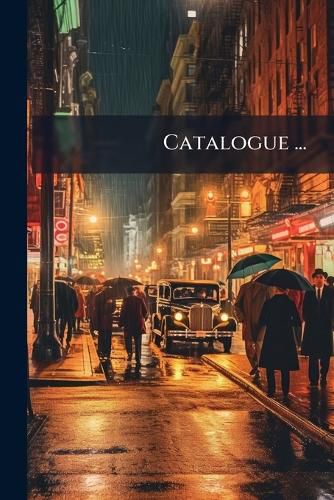 Cover image for Catalogue ...: Announcements ...