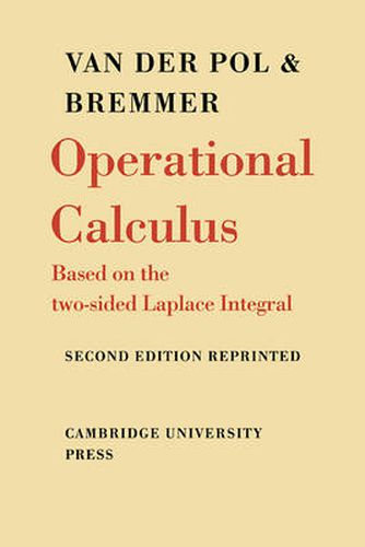 Cover image for Operational Calculus: Based on the Two-Sided Laplace Integral