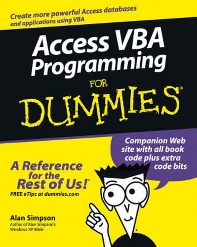 Cover image for Access VBA Programming For Dummies