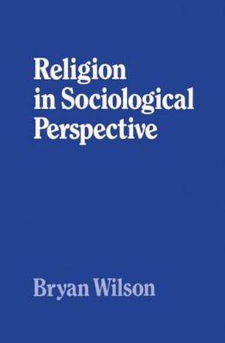 Cover image for Religion in Sociological Perspective