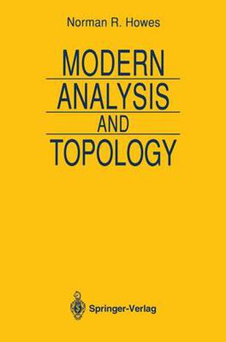 Cover image for Modern Analysis and Topology