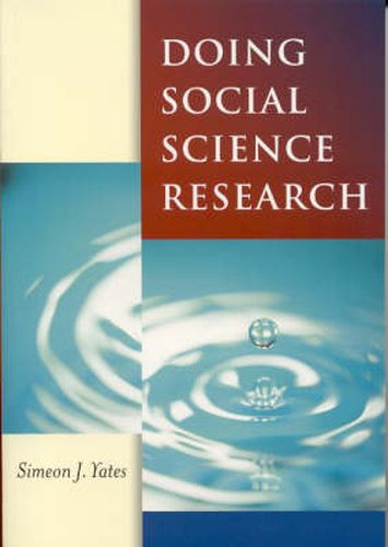 Cover image for Doing Social Science Research