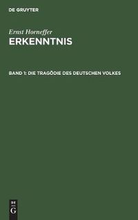 Cover image for Die Tragoedie Des Deutschen Volkes