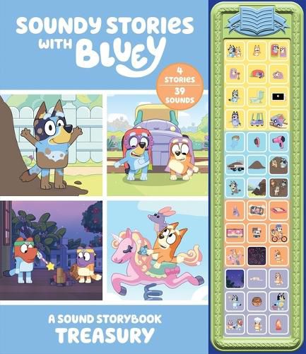 Cover image for Bluey: Soundy Stories with Bluey a Sound Storybook Treasury