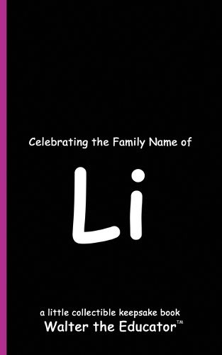 Cover image for Celebrating the Family Name of Li