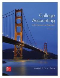 Cover image for Loose Leaf Version for College Accounting (a Contemporary Approach)