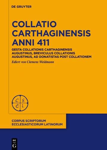 Cover image for Collatio Carthaginensis anni 411