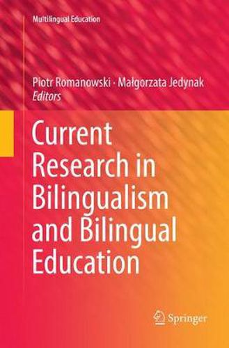 Cover image for Current Research in Bilingualism and Bilingual Education