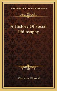 Cover image for A History of Social Philosophy