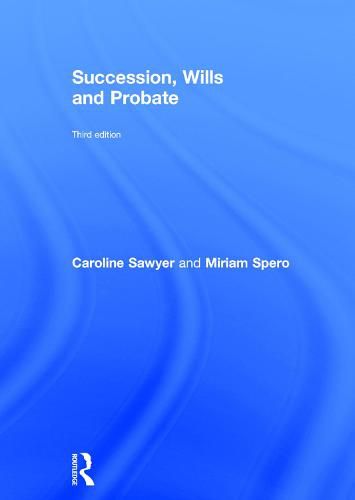 Cover image for Succession, Wills and Probate