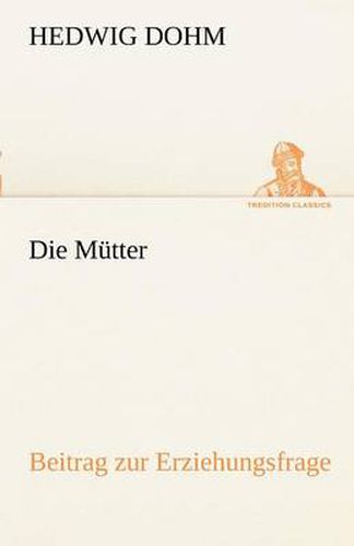 Cover image for Die Mutter