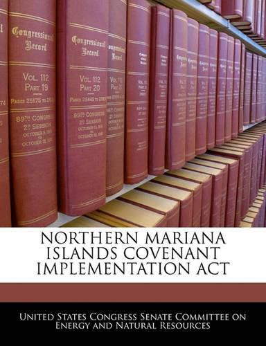 Cover image for Northern Mariana Islands Covenant Implementation ACT