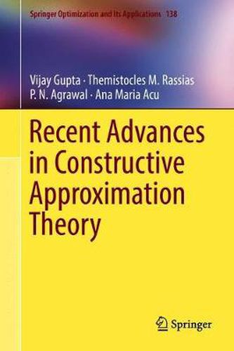 Cover image for Recent Advances in Constructive Approximation Theory