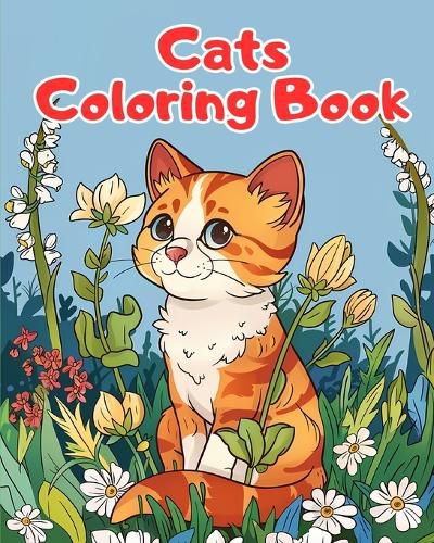 Cover image for Cats Coloring Book