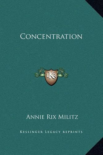 Cover image for Concentration