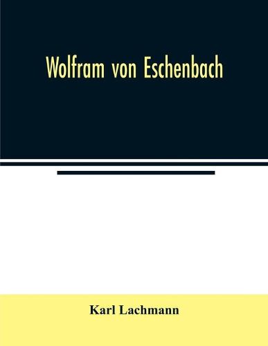 Cover image for Wolfram von Eschenbach