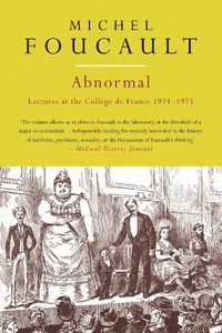 Cover image for Abnormal: Lectures at the College de France, 1974-1975