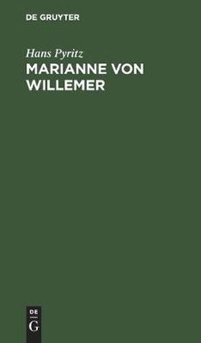 Cover image for Marianne Von Willemer: Vortrag