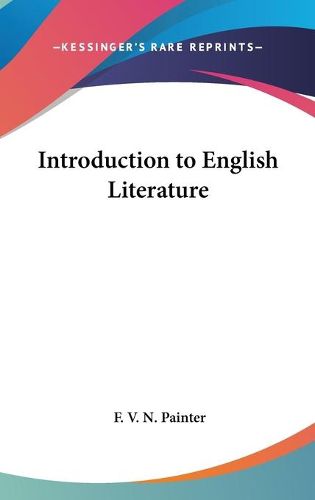 Cover image for Introduction to English Literature