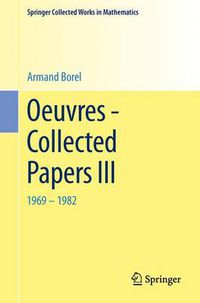 Cover image for Oeuvres - Collected Papers III: 1969 - 1982