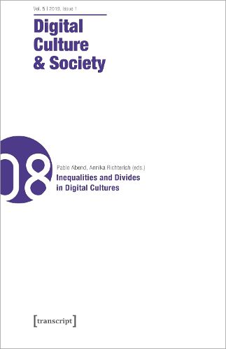Cover image for Digital Culture & Society (DCS) Vol. 5, Issue 1/ - Inequalities and Divides in Digital Cultures