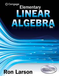 Cover image for Bundle: Elementary Linear Algebra, 8th + Webassign Printed Access Card for Larson's Elementary Linear Algebra, 8th Edition, Single-Term