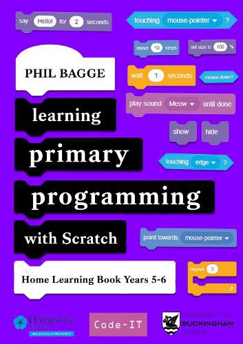 Cover image for Learning Primary Programming with Scratch (Home Learning Book Years 5-6)