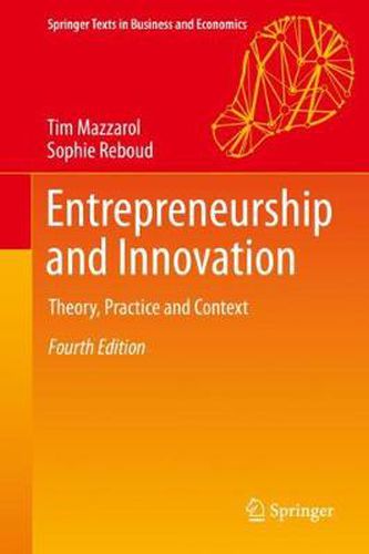 Cover image for Entrepreneurship and Innovation: Theory, Practice and Context