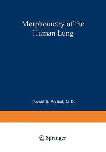 Cover image for Morphometry of the Human Lung