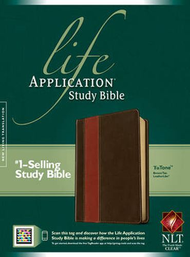 Cover image for NLT Life Application Study Bible Tutone Brown/Tan, Indexed